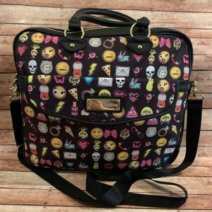 Betsey Johnson emoji computer bag